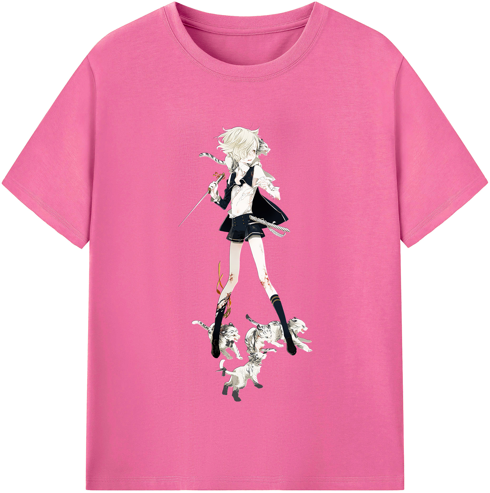 （画像用） 刀剣乱舞 Touken Ranbu レディースカジュアルプリントTシャツ（綿100％）